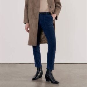 Nili Lotan Jenna Corduroy Deep Navy Pants